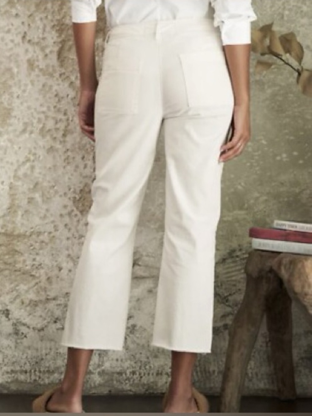 Frank & Eileen Blackrock Utility Pant size 4 Italian Peached Twill . EUC - Picture 2 of 6